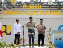 Menko AHY Resmikan Huntara di Aceh Tamiang, Simbol Kehadiran Negara