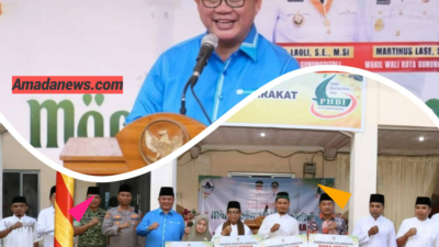 Pemko Gunungsitoli Gelar Buka Puasa Bersama di Masjid Al-Furqan