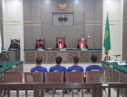 Tiga Polisi Polda Aceh Bacakan Pledoi, Bantah Dakwaan Kasus Narkoba