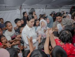 Kahiyang Ayu Turun ke Pengungsian Tinjau Layanan KB Gratis