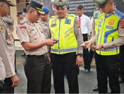 Disiplin Personel Diperketat, Wakapolres Sibolga Pimpin Pemeriksaan