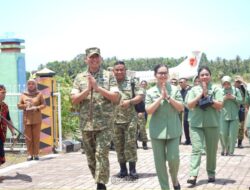 Wali Kota Gunungsitoli Sambut Pangdam I/Bukit Barisan di Bandara Binaka