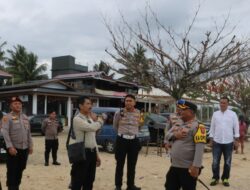 Polres Nias Selatan Patroli di Objek Wisata, Antisipasi Gangguan Kamtibmas Libur Idul Fitri