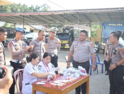 Kompak, Polres di Kepulauan Nias Gelar Tes Urine Pastikan Anggota Bebas Narkoba