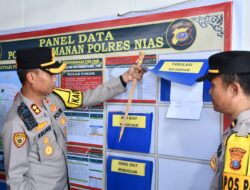 Kapolres Nias Bersama Ketua Bhayangkari Tinjau Pos Operasi Ketupat Toba 2026