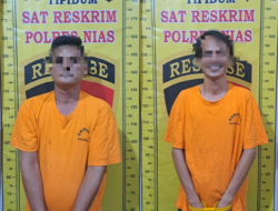 Polres Nias Tahan Dua Tersangka Kasus Pemerasan di Kantor DPRD Kota Gunungsitoli