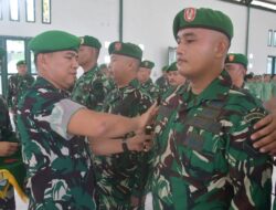 Kodim 0213/Nias Gelar Korps Raport, Perwira dan Bintara Terima Kenaikan Pangkat