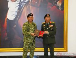 Pererat Kemitraan Strategis, Panglima TNI Terima Courtesy Call Panglima Angkatan Tentera Malaysia