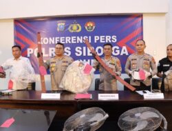 Polres Sibolga Ungkap Dua Kasus Pencurian Berat, Enam Tersangka Diamankan