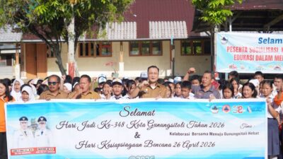 Memperingati Hari Jadi Ke-348 Kota Gunungsitoli dan HKB 2026, Pemko Gunungsitoli Laksanakan Sosialisasi KIE Rawan Bencana