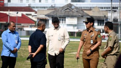 Bobby Nasution Soroti Kondisi Lapangan Kebun Bunga, Pemko Medan Siapkan Perbaikan