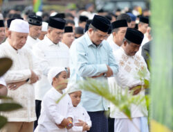 Gubernur Bobby Nasution Salat Iduladha Bersama Ribuan Warga di Binjai