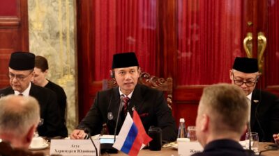 Menko Infrastruktur bahas kerja sama maritim dengan Ketua Dewan Maritim Rusia Nikolai Patrushev
