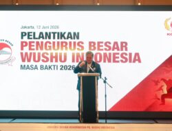 Airlangga Hartarto Lantik Pengurus Besar Wushu Indonesia
