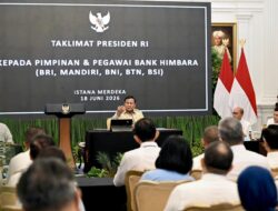Prabowo Kumpulkan Pimpinan Himbara di Istana Merdeka,  Tegaskan Himbara bukan sekadar bank melainkan instrumen kemajuan bangsa
