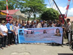 Puluhan Massa Demo Polres Nias, Suarakan Keadilan atas kematian siswa SMK AJZ