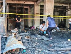 Kebakaran Pasar Nauli Sibolga Diselidiki Ulang, Labfor Polda Sumut Turun Tangan