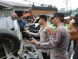 Tabrakan Beruntun di Sibolangit, Polisi Bergerak Cepat Evakuasi Korban dan Pulihkan Arus Lalu Lintas