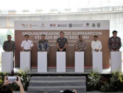 AHY Resmikan Groundbreaking TOD Stasiun Bekasi Ekstensi