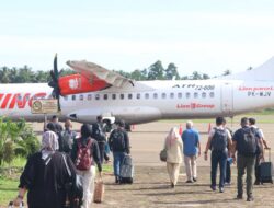 Wawako Gunungsitoli Antar Keberangkatan Wakil Gubernur Sumatera Utara di Bandara Binaka
