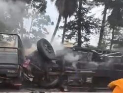 Breakingnews- Kecelakaan beruntun di Sibolangit Deli Serdang; 4 Korban Jiwa, 8 luka-luka
