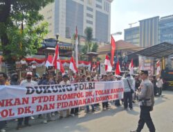 Unjuk Rasa Dukung Bersih-Bersih Institusi, AMPP Desak Polri Pertahankan PTDH dan Pidanakan Kompol DK