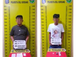 Tak Berkutik, Dua Pengedar Sabu Ditangkap Satresnarkoba Polresta Deli Serdang