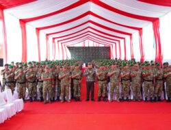 Menhan RI Didampingi Kasdam I/BB, Tinjau Fasilitas Yonif TP 902/SPG di Sergai dan Motivasi Prajurit
