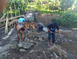 Progres 48 Persen, Jembatan Humogo Dibangun Perkuat Akses Nias Barat dan Kabupaten Nias