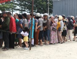 Operasi Pasar Pemko Gunungsitoli Bersinergi dengan Pemprov Sumut diserbu warga