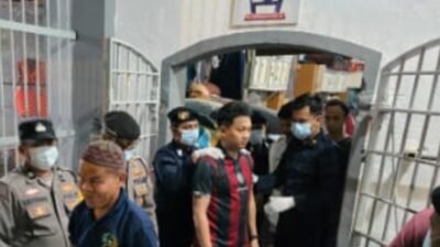 Razia Gabungan dan Tes Urine Mendadak di Lapas Muara Padang, Puluhan Barang Terlarang Diamankan