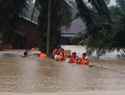 Hujan Deras Picu Banjir di Nias Selatan, Tim SAR Bergerak Cepat Evakuasi Warga