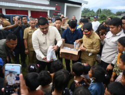 Gubernur Bobby Tinjau Posko, Pastikan Kebutuhan Dasar dan Kenyamanan Pengungsi Sinabung