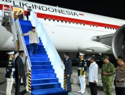 Presiden Prabowo Tiba di Tanah Air Usai Tuntaskan Agenda di Vladivostok