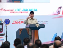 Presiden Prabowo Resmikan LRT Kelapa Gading–Manggarai, Perkuat Simpul Transportasi Terpadu Jakarta