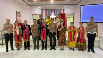 Kapolsek Gunungsitoli Alo’oa Gelar Minggu Kasih di BNKP Lasara, Ajak Warga Jaga Kamtibmas dan Tolak Radikalisme